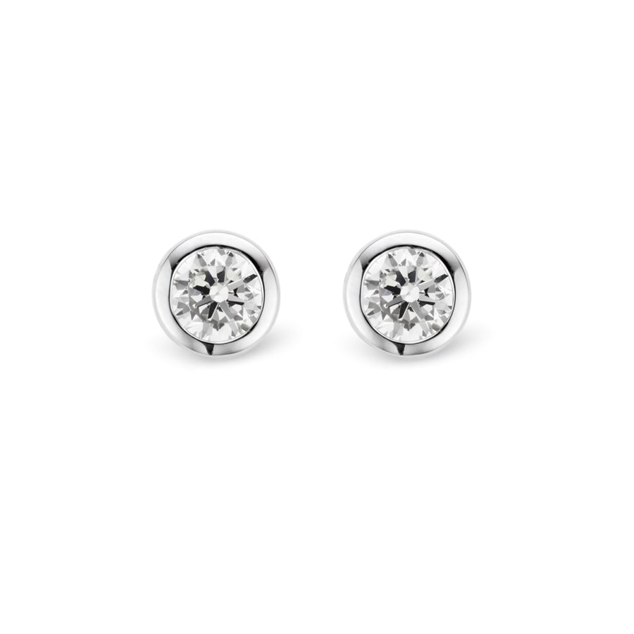 TI SENTO - Milano Cubic Zirconia Stud Earrings - 6mm