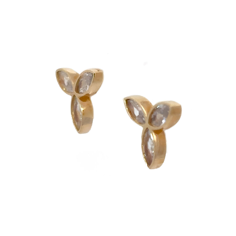 14k Gold Stud Earrings