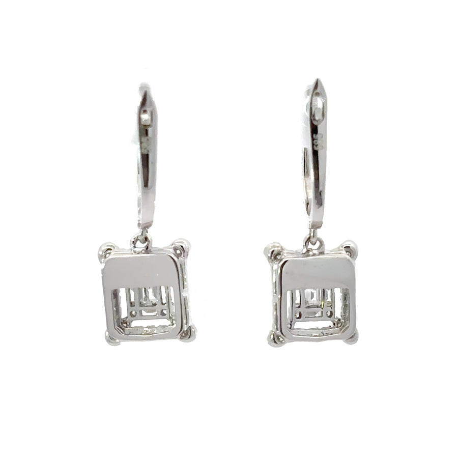 14k Gold Diamond Earrings