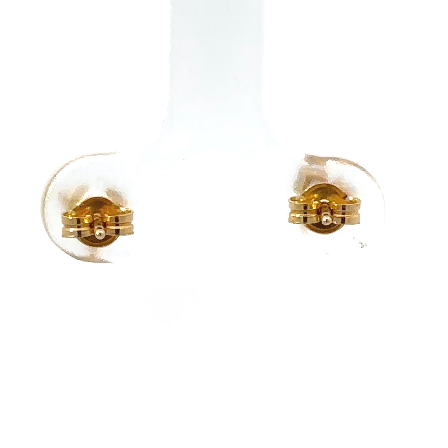 18k Gold Earrings for Babies