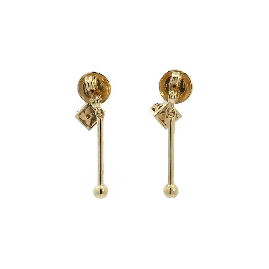 14k Gold Women's Stud Earrings