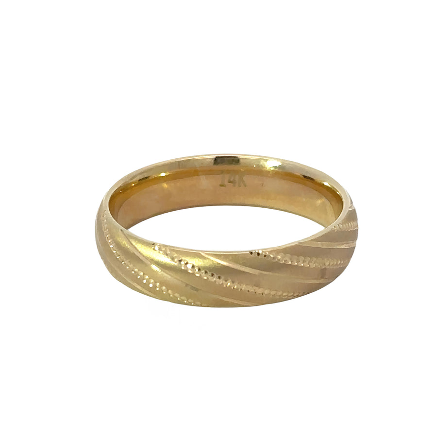 14k Gold Men's Ring - Size 9