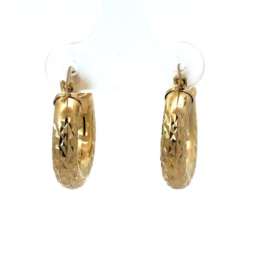 14k Gold Huggies XS Earrings for Women