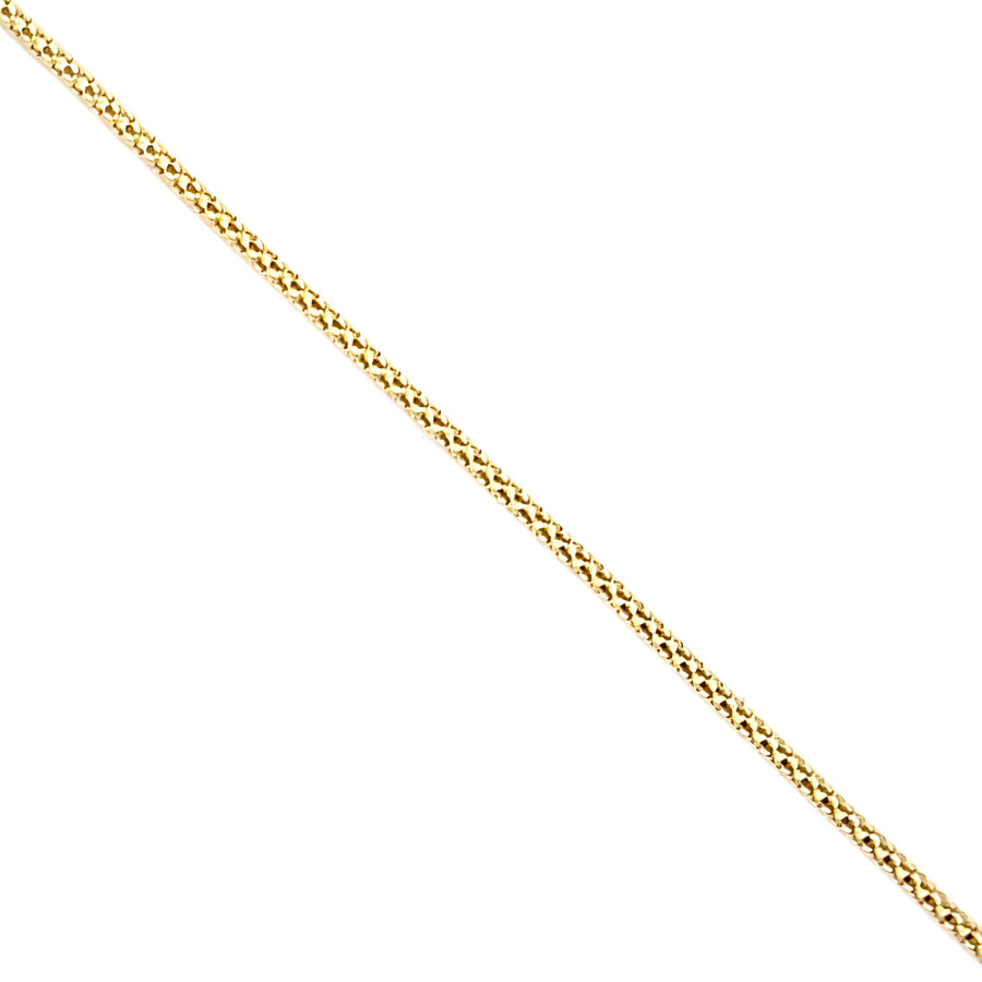 14K Yellow Gold Unisex Chain Necklace - 22 Inch