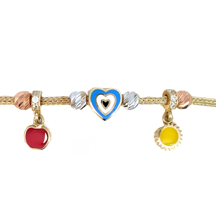 Adjustable 14k Gold Baby Bracelet - 13 to 16 cm