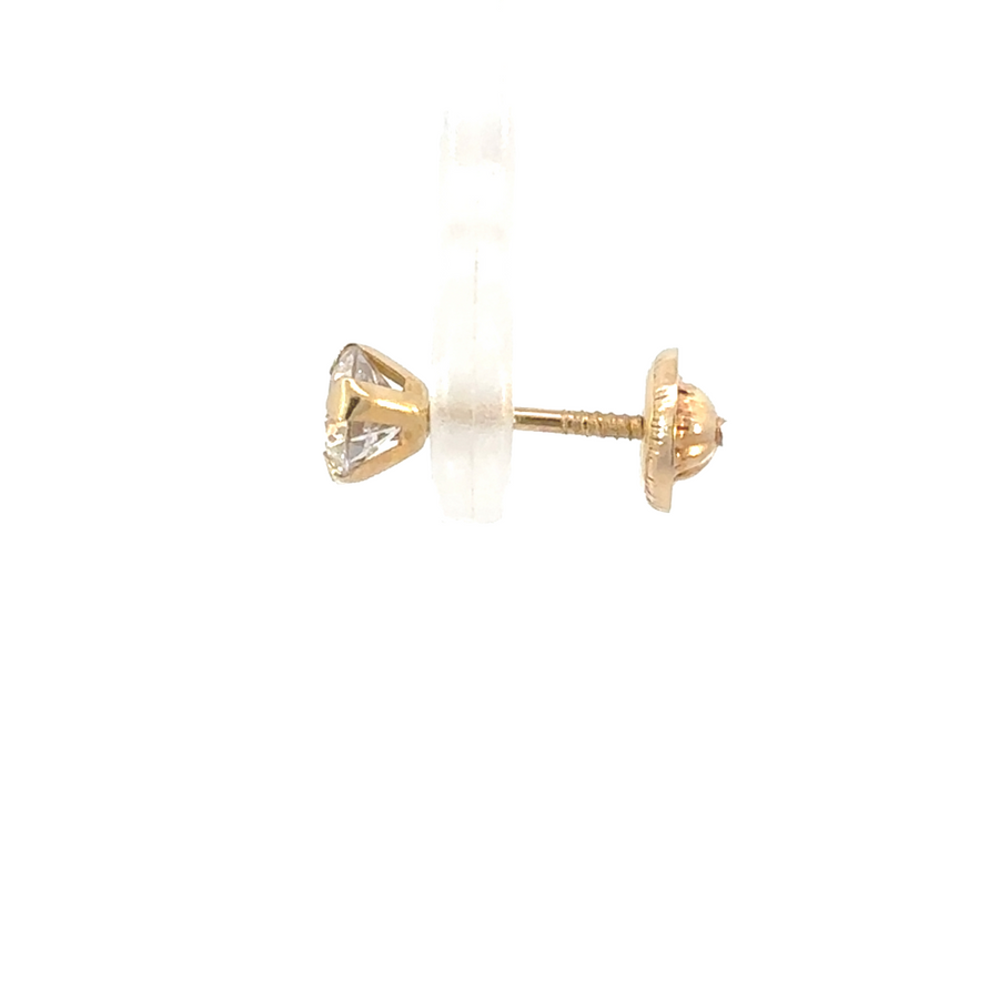 Lightweight 14K gold earrings designed for all-day comfort and elegance