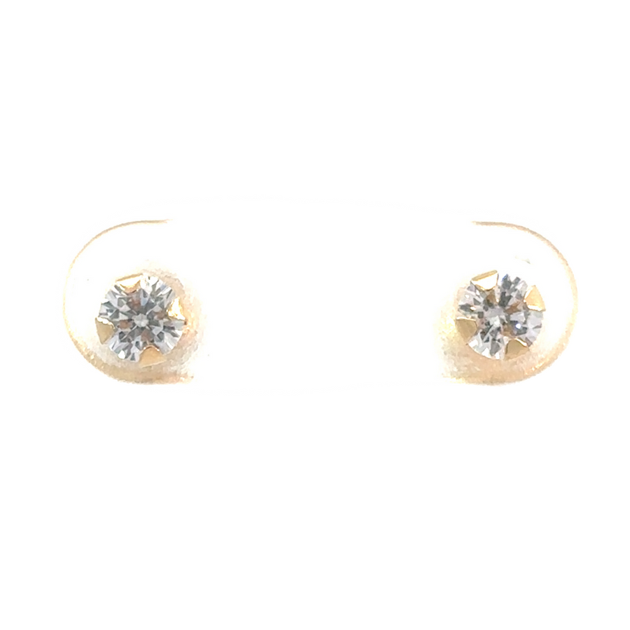 Elegant 14K gold earrings with high-polish finish, perfect for any occasion