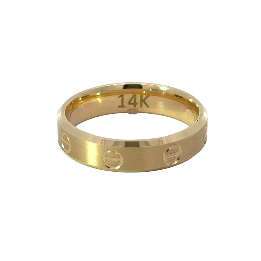 14k Gold Ring for Men, Size 9