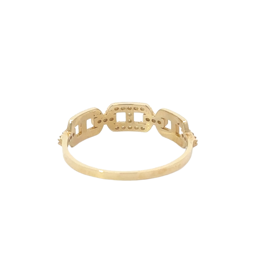 solid gold ring for casual or formal wear