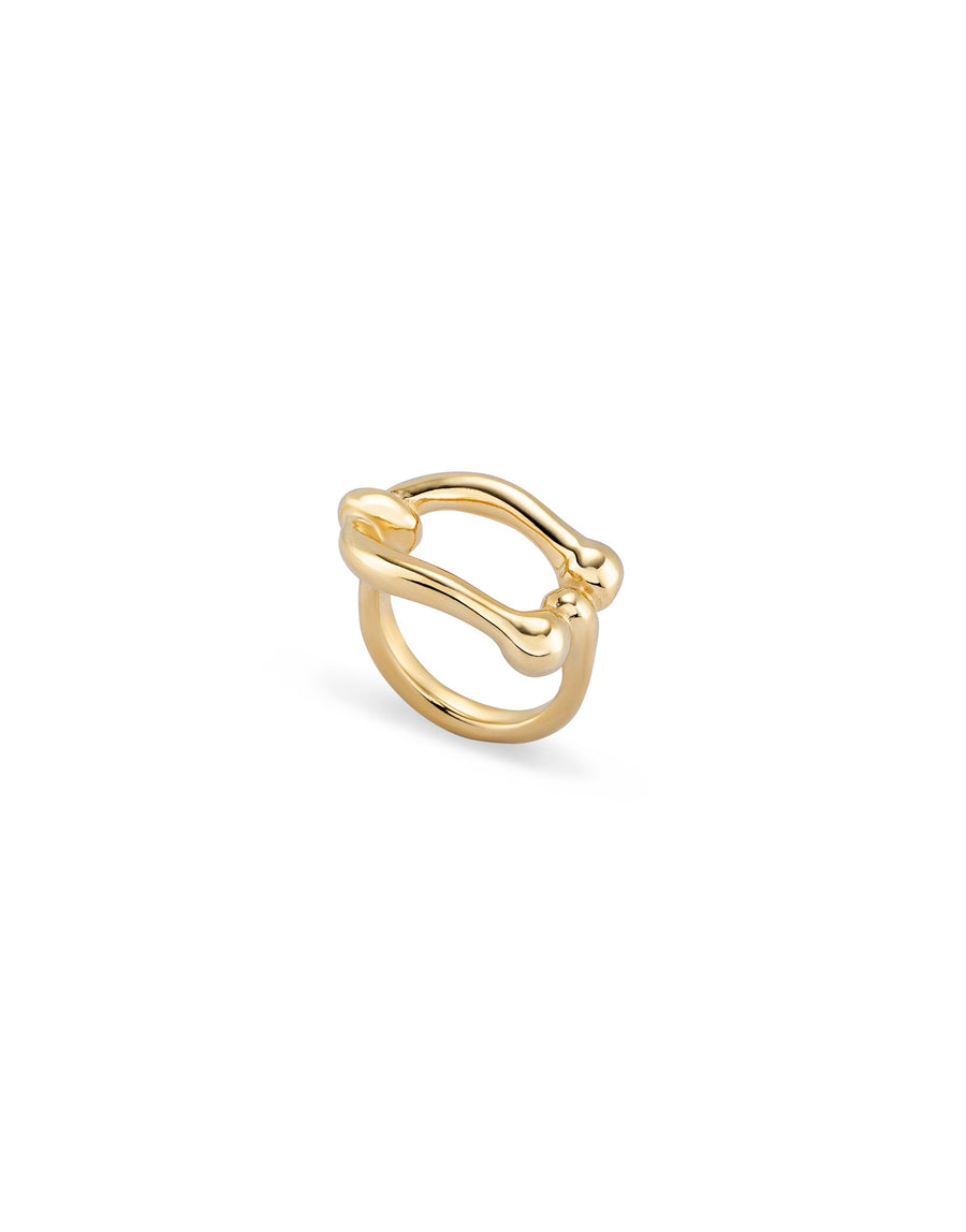 UNOde50 18K Gold-Plated SEROTONIN Ring