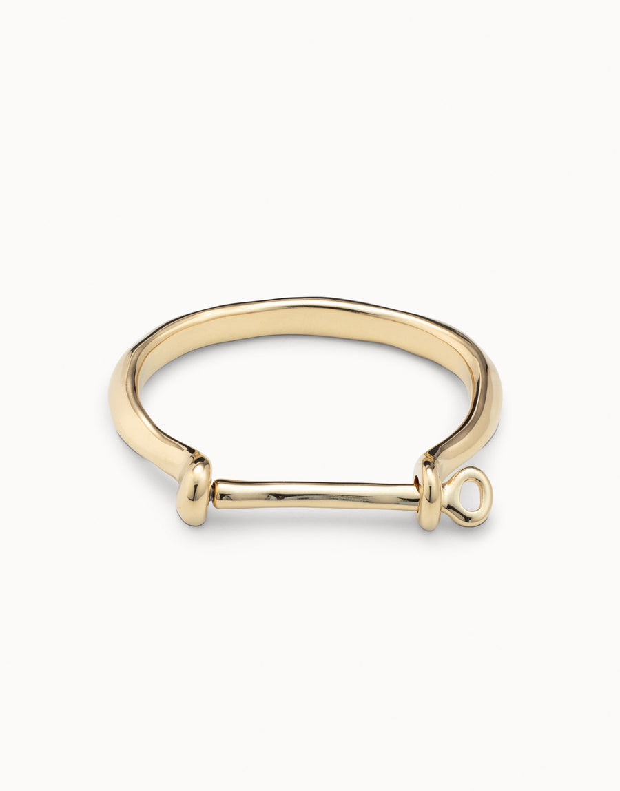 UNOde50 Unisex Rigid Bracelets Sterling Silver-Plated 18K Gold