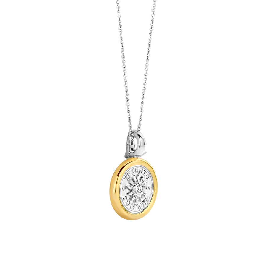 TI SENTO Gold-Plated Sun Symbol Pendant - 6830ZY