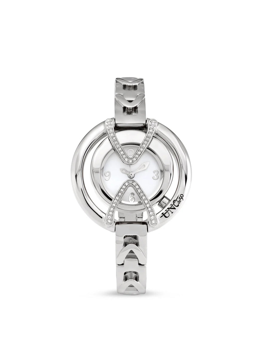 UNOde50 Silver Stand Out Topaz Brave Watch Sterling Silver-Plated