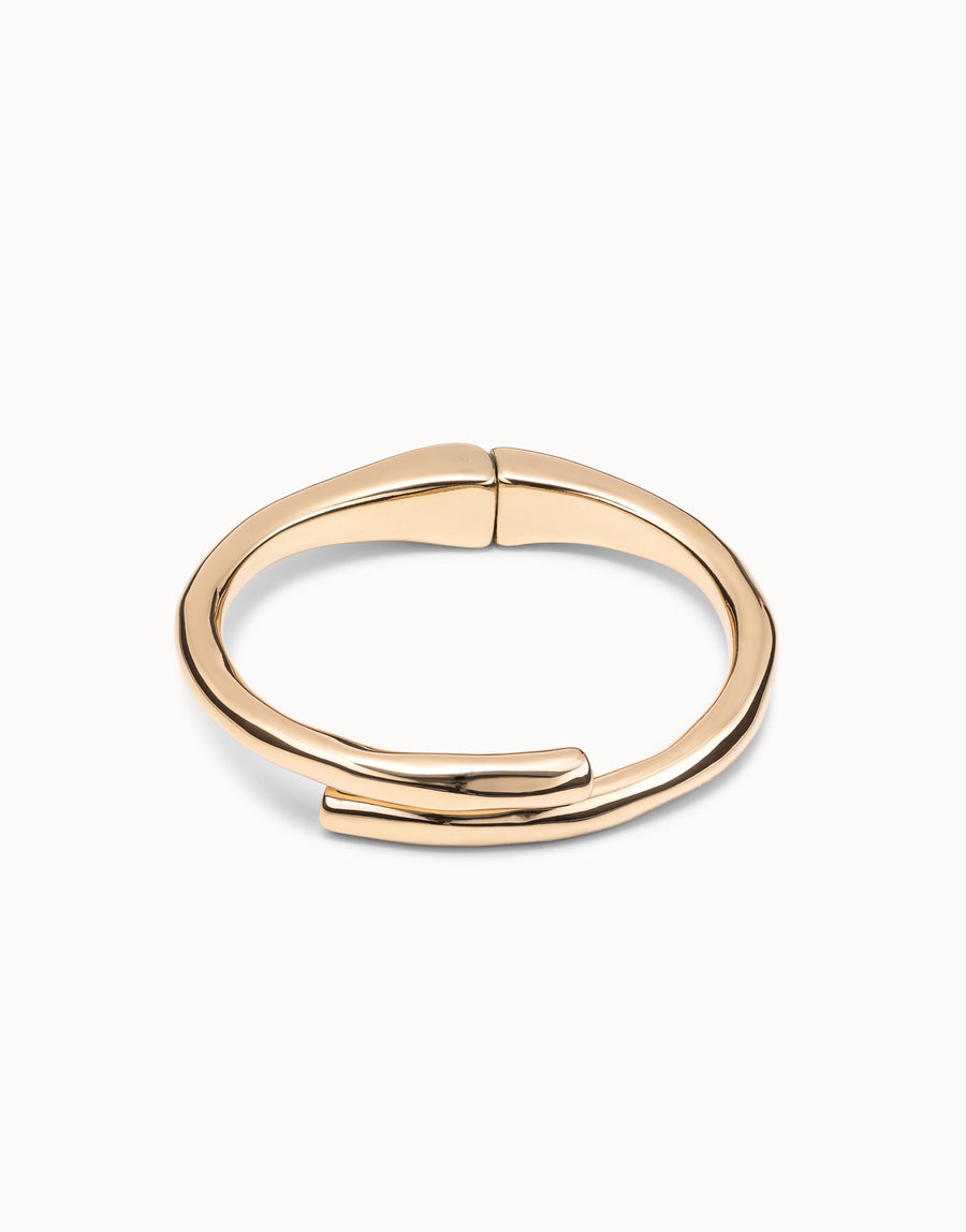 UNOde50 MEETING POINT 18K Gold-Plated Tubular Shaped Bracelet - PUL2187ORO0000M