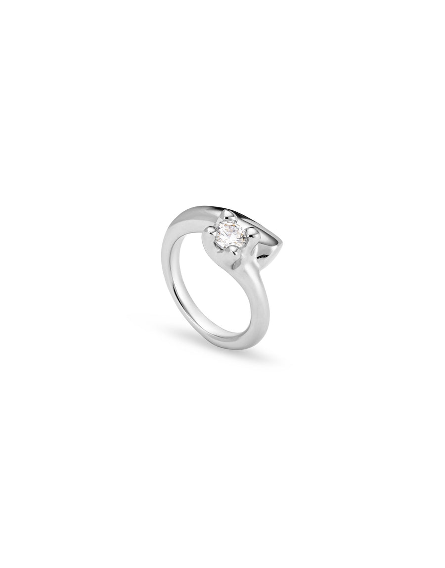 UNOde50 DIVINE RING with White Cubic Zirconia