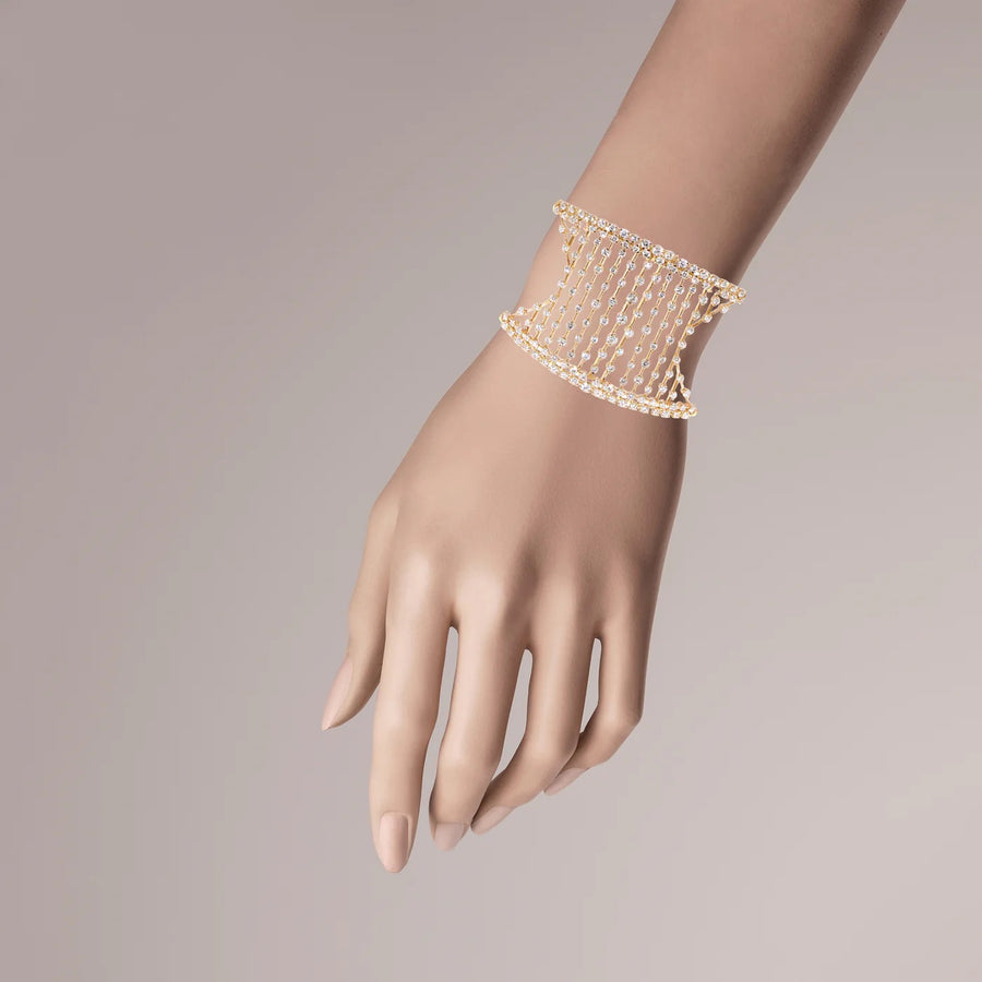 18kt Rose Gold Diamond Bangle - Sahara Collection by Casato