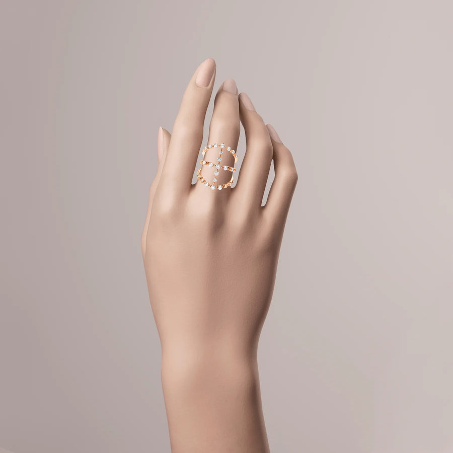 18k Rose Gold Diamond Ring – Maureen The Original by Casato