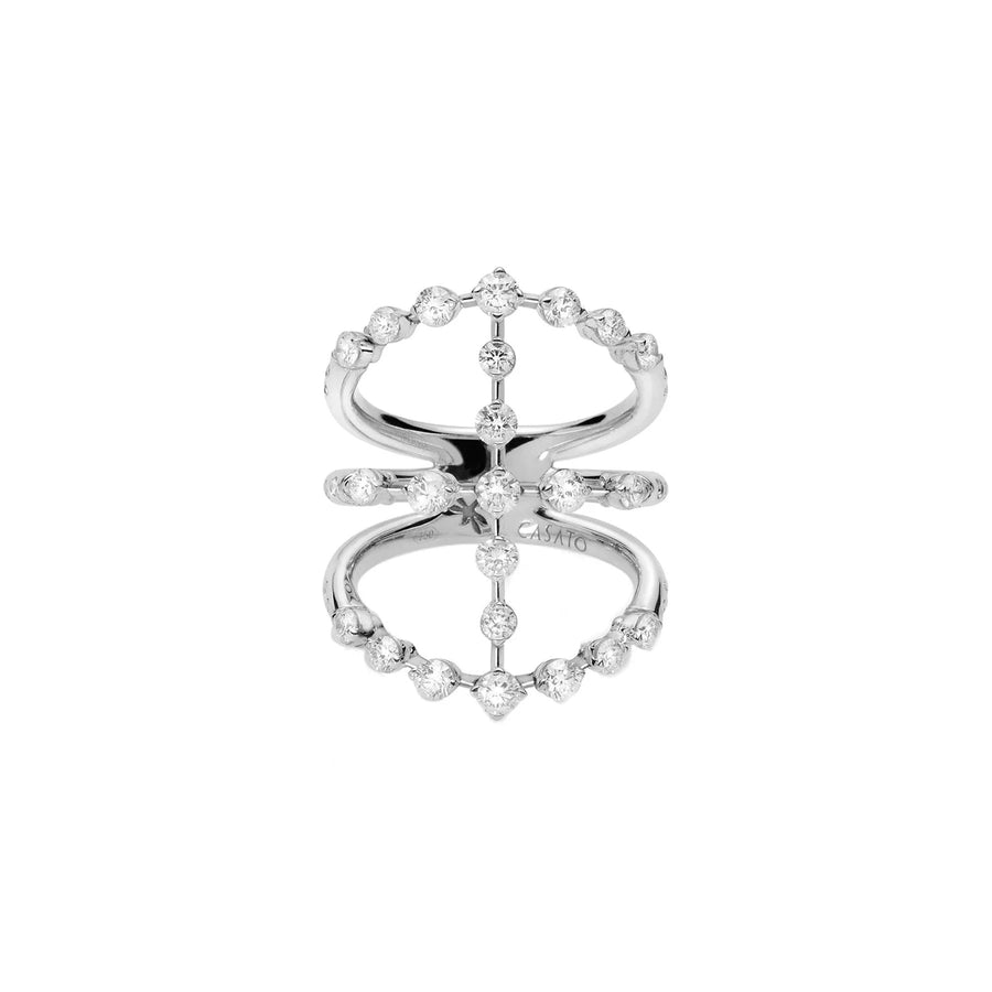 18k White Gold Diamond Ring – Maureen The Original by Casato