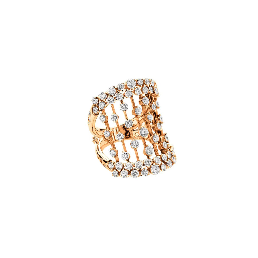 Casato Sahara Band Ring - 18kt Rose Gold & Diamonds