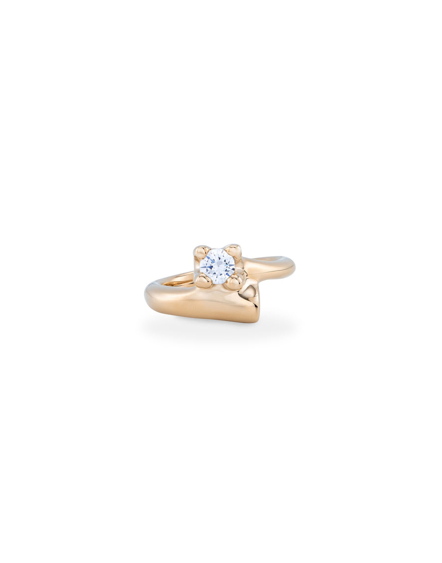 UNOde50 DIVINE RING with White Cubic Zirconia