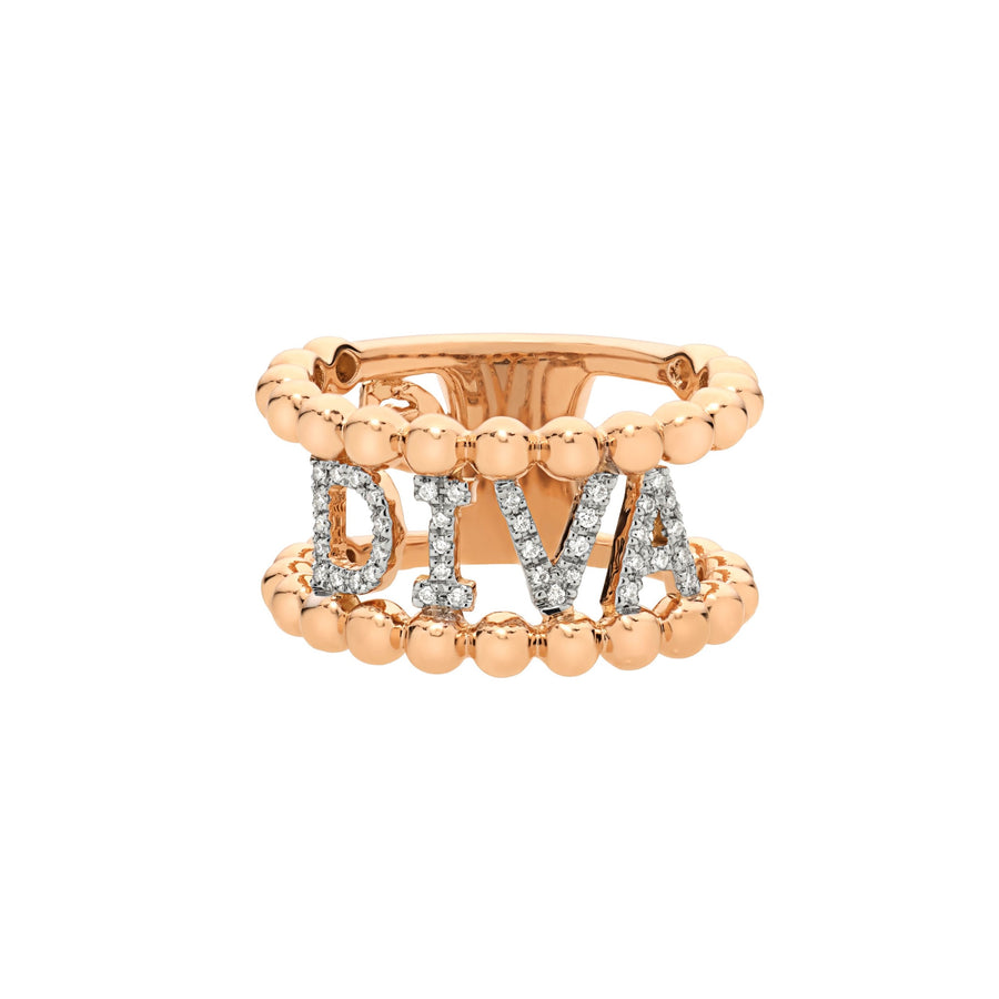 Diva Rose Gold Diamond Ring (50 ct)