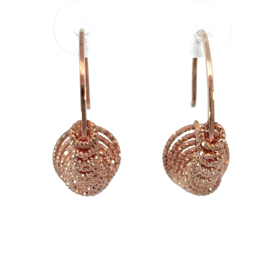 Rose Gold Small Circle Earrings for Women – Minimalist, Elegant, and Versatile