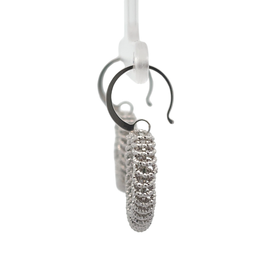 Lightweight silver earrings for everyday wear