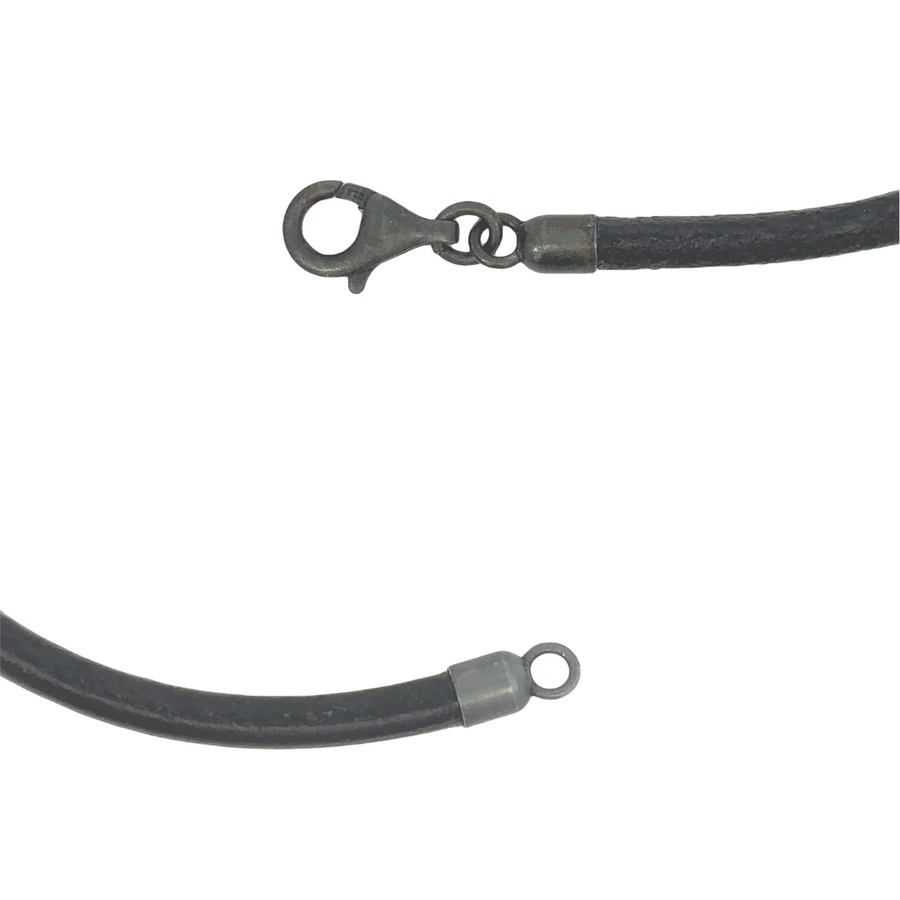 Contemporary unisex leather jewelry for everyday wear