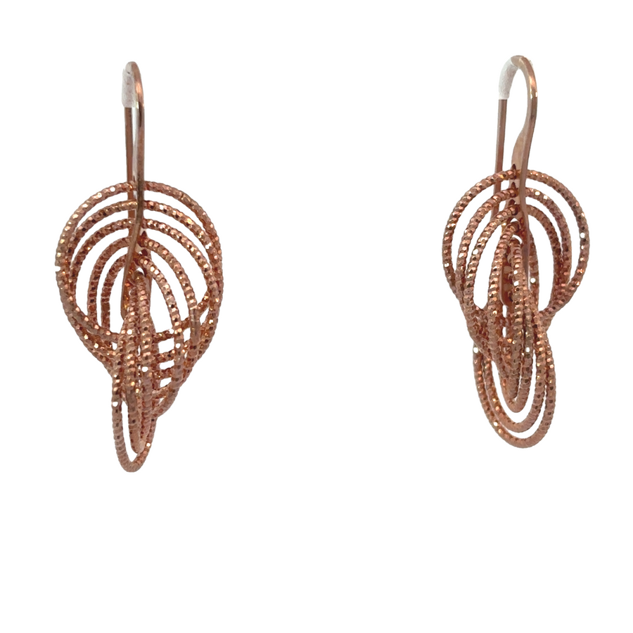 Rose Gold Earrings - Elegant Design for Women