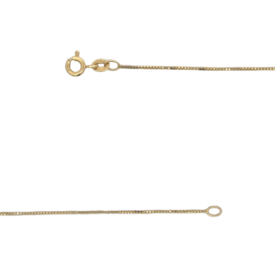 Unisex 14k Gold Chain – FDNA Esl XX, 21 Inches