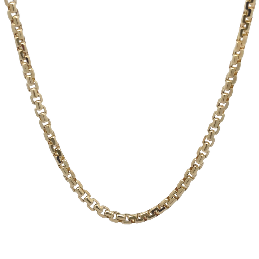 10k Gold Chain – 24-Inch Unisex Necklace