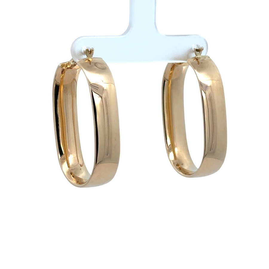 14k Gold Large Earrings – Bold and Elegant for Women