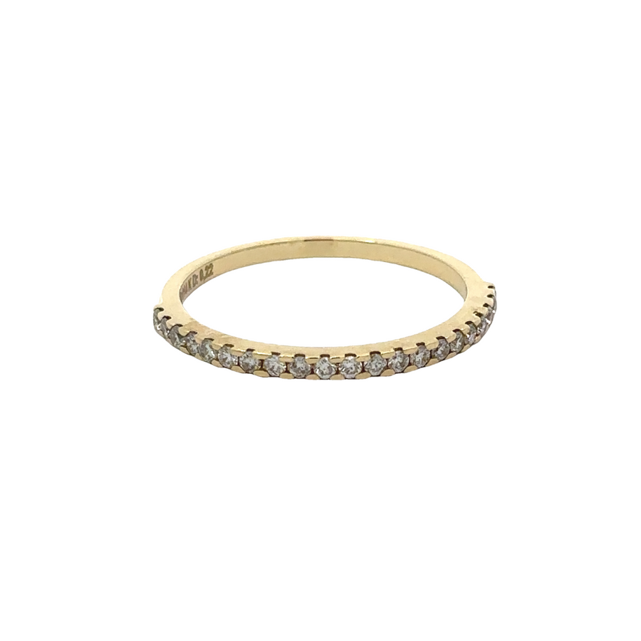 14k Gold Diamond Ring – Subtle Elegance with 0.22 CT