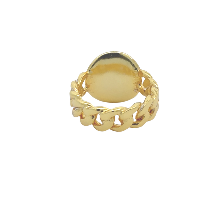 Yellow Ring with CZ for Women