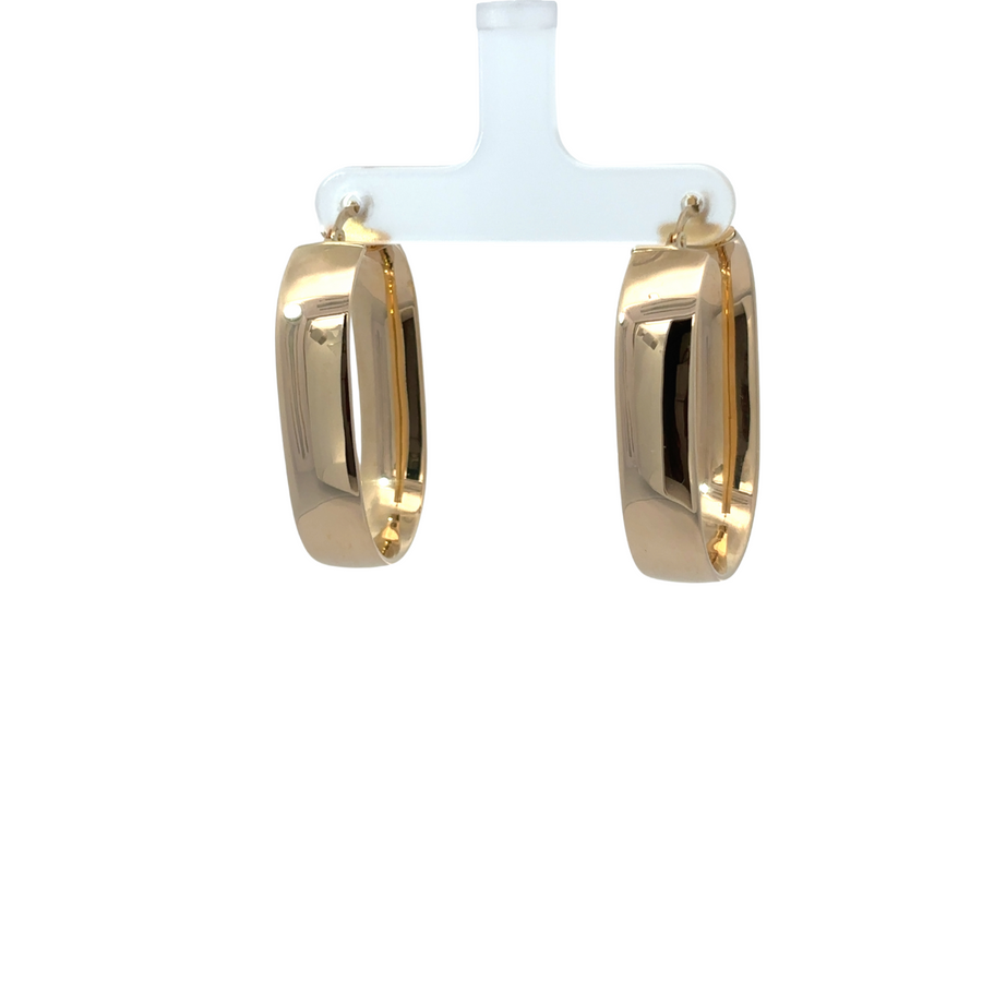 14k Gold Large Earrings – Bold and Elegant for Women