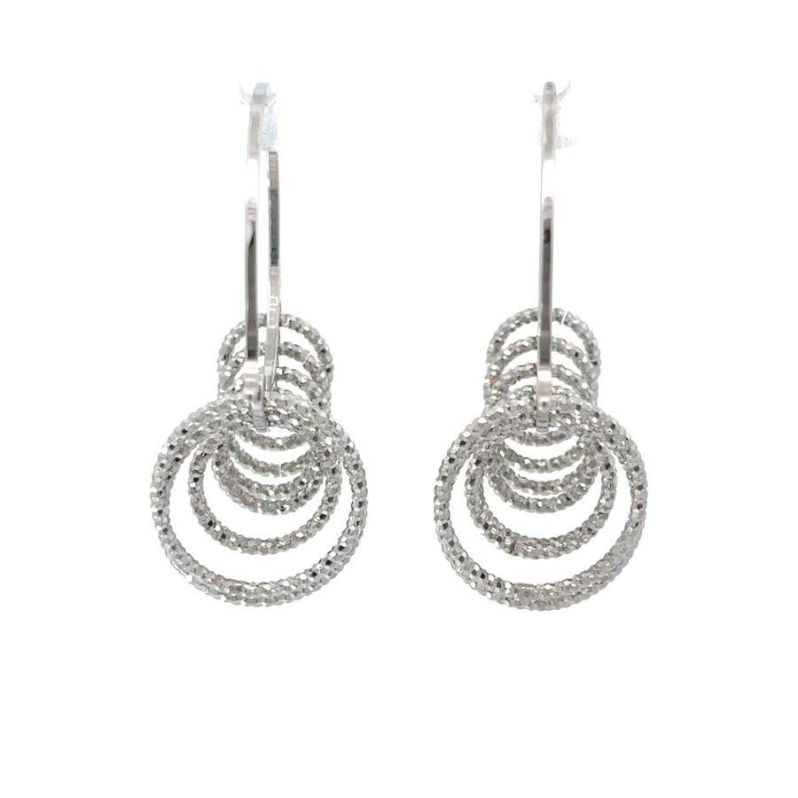 Small Diamond Cut Earrings for Women