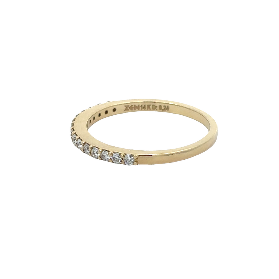 14k Gold Diamond Ring – Elegant 0.24 CT