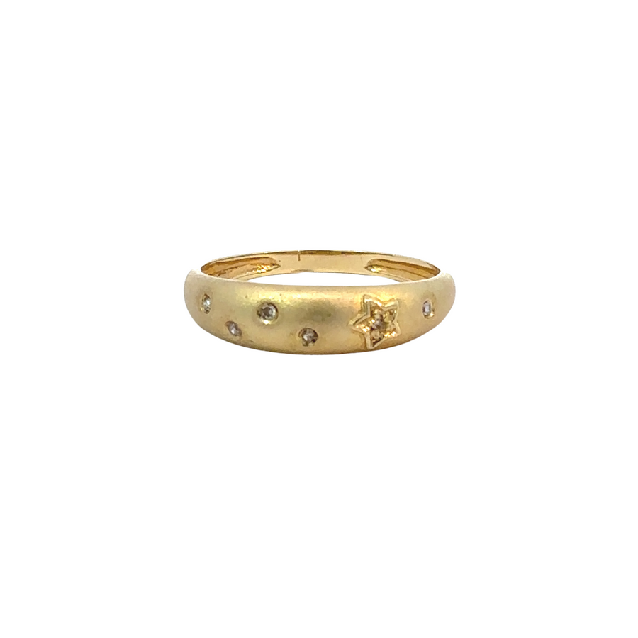 14k Gold 3-Tone Rings with Diamonds – Elegant Women’s Jewelry