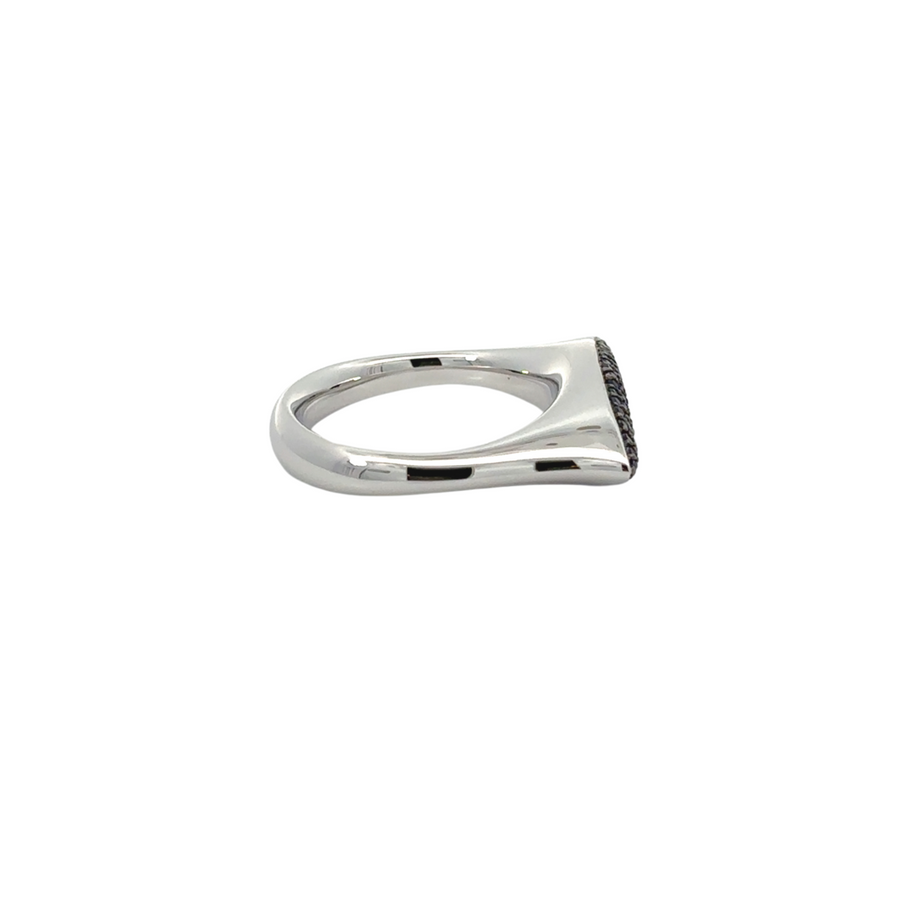 Nano Blue Silver Ring - Elegant Design for Women