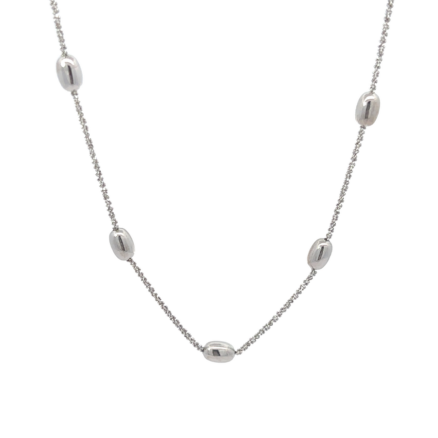 Women’s Silver Necklace – Timeless 24.5-Inch Design