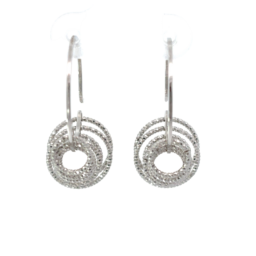 Small Diamond Cut Earrings for Women