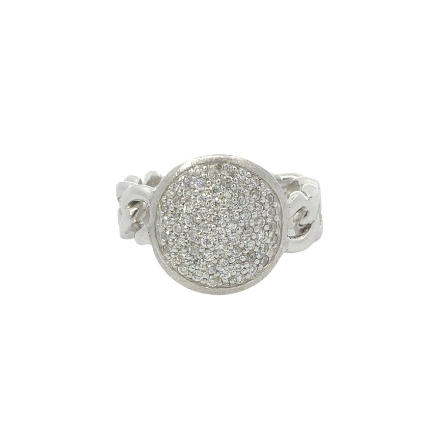 Silver Ring with CZ for Women