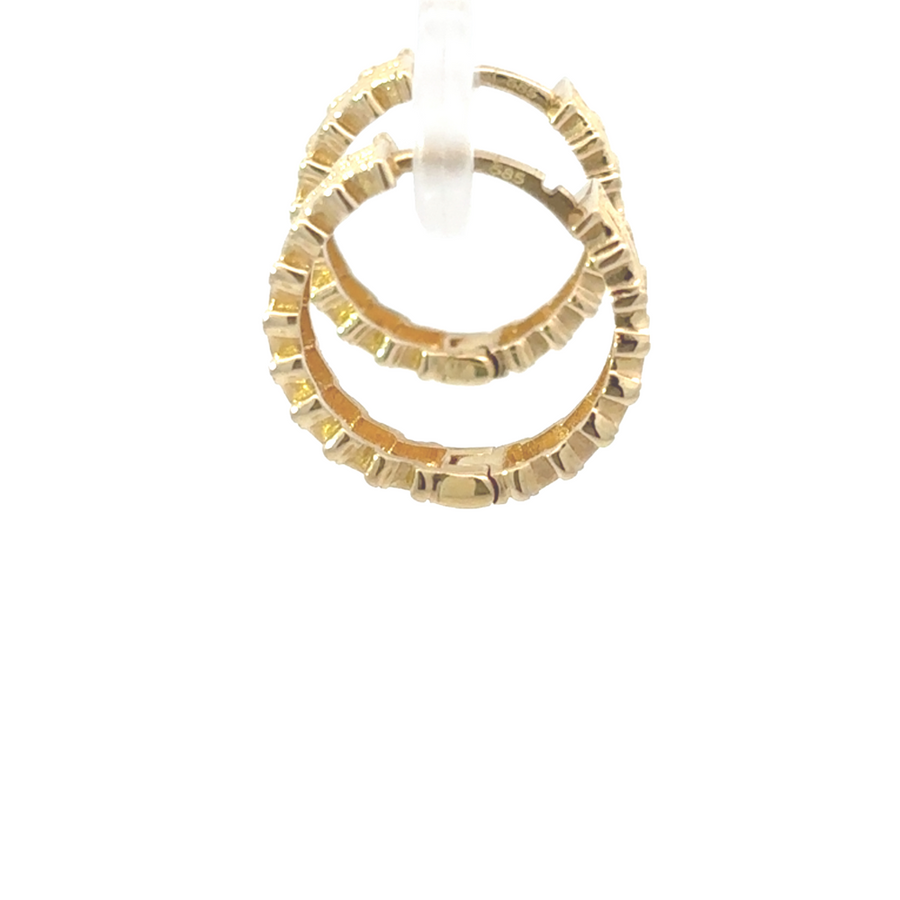 Timeless women’s 14k gold earrings, perfect for daily wear or special occasions