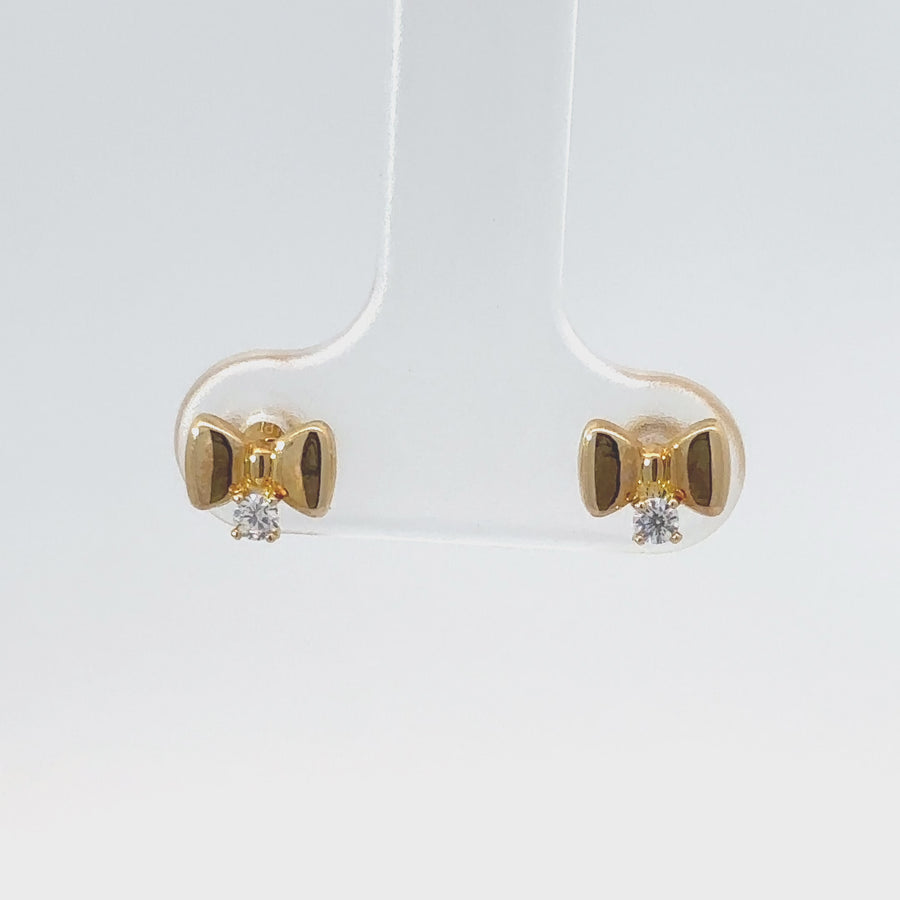 18k Gold Baby Earrings – Elegant and Timeless Design