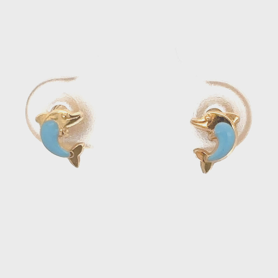 18k Gold Baby Earrings – Delicate and Safe for Little Ears