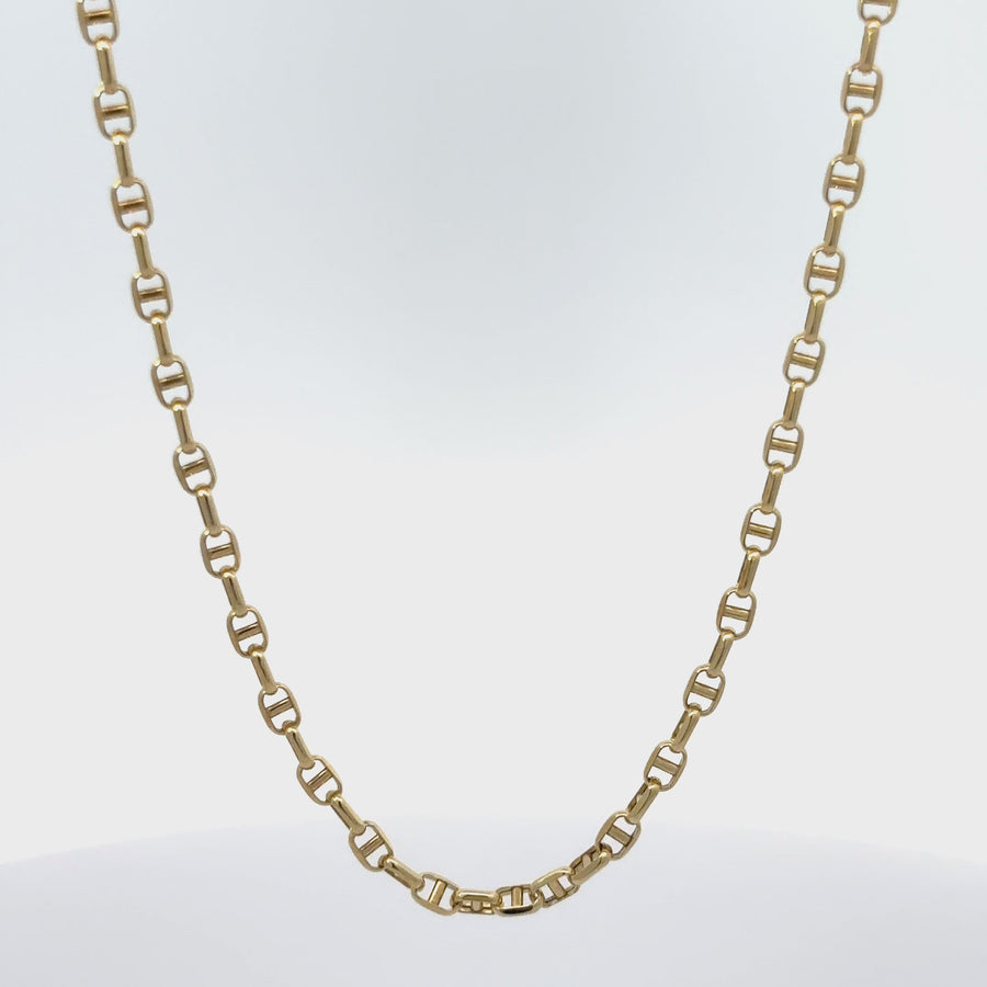 10k Gold Chain – 18-Inch Unisex Necklace