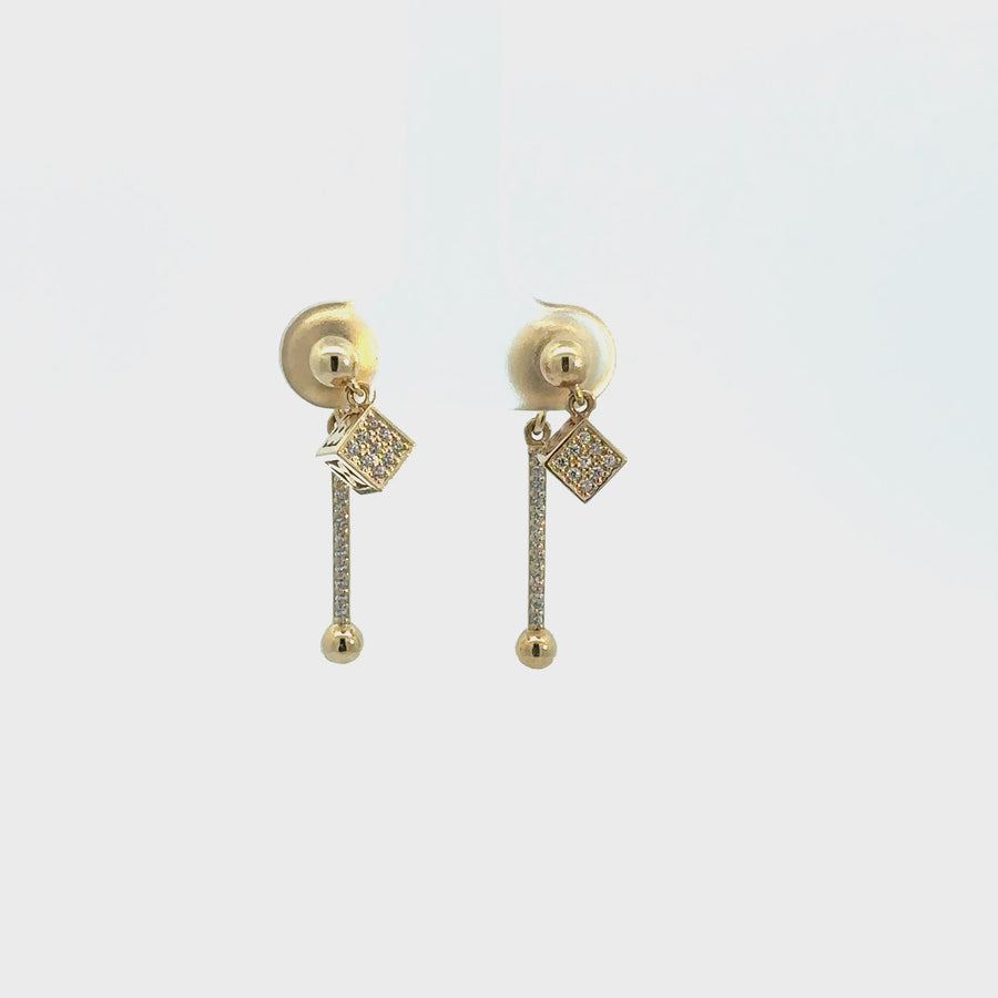 14k Gold Women's Stud Earrings