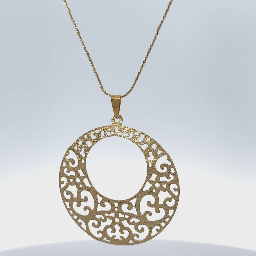 14k Gold Necklace for Women - 18 Inch