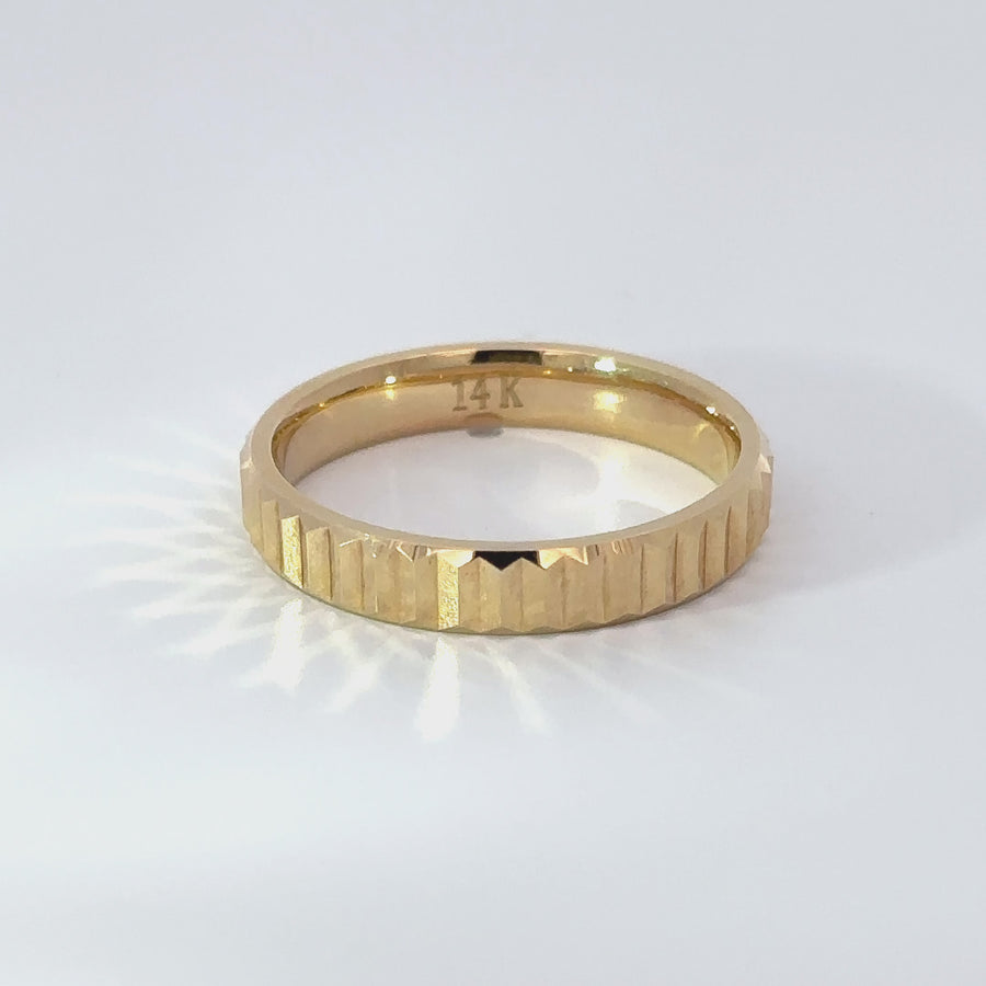 14k Gold Ring for Men, Size 8