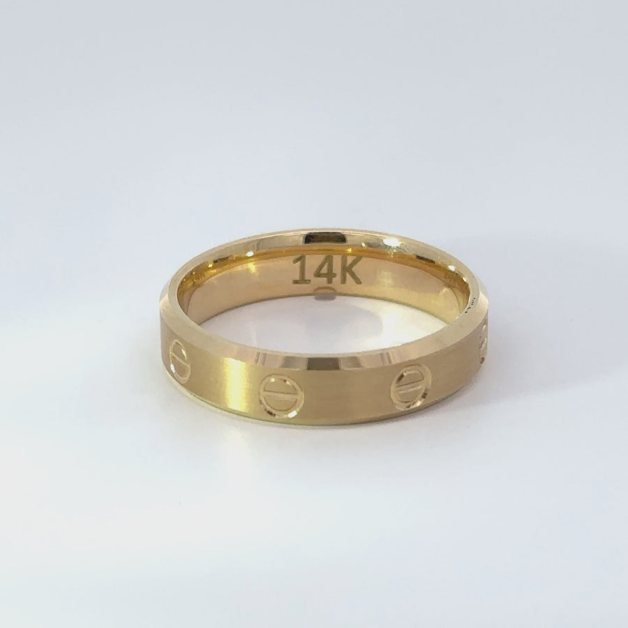 14k Gold Ring for Men, Size 9